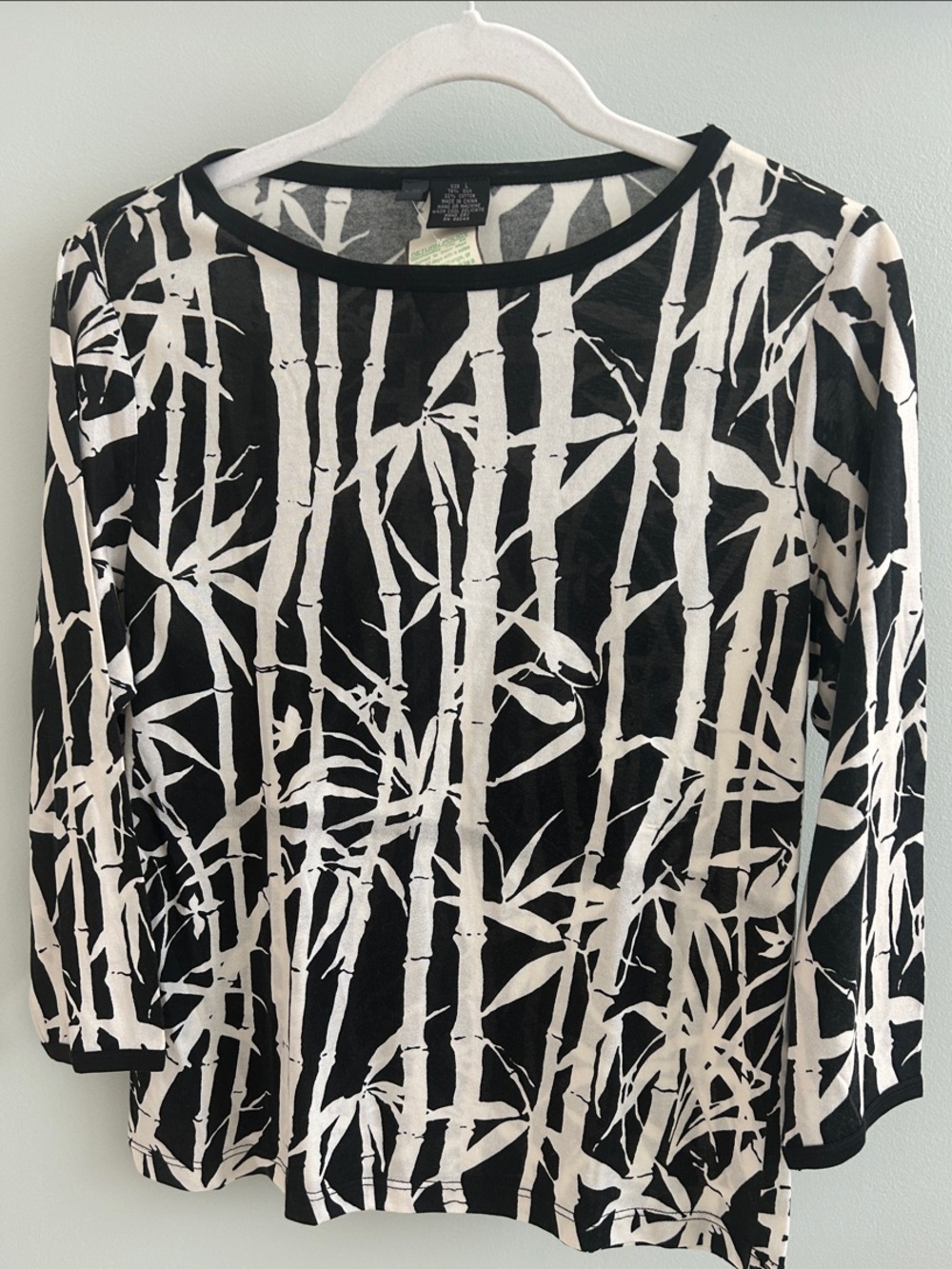 Black & White Bamboo this sweater